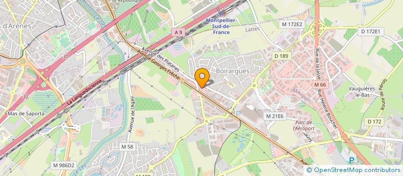 localisation de l'entreprise VENTURE VVE ET FILS  LATTES