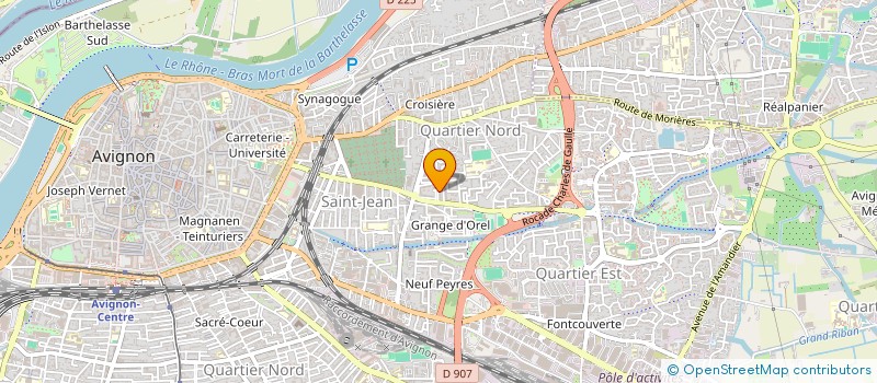 localisation de l'entreprise VENTUREL  AVIGNON