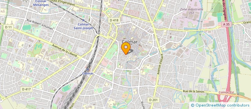 localisation de l'entreprise VENTURI  COLMAR