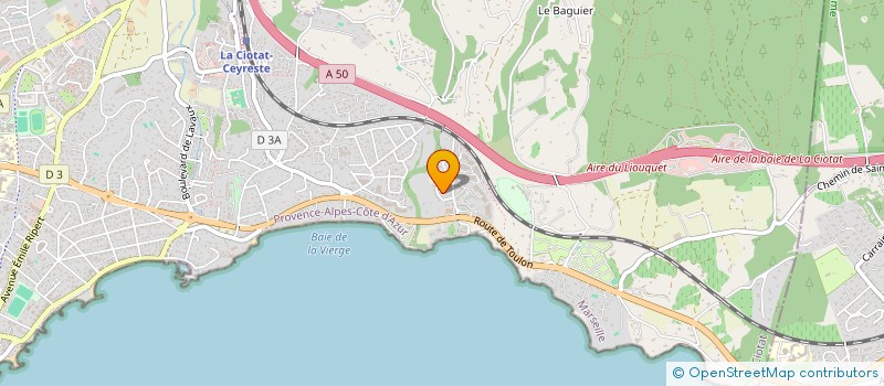 localisation de l'entreprise VENTURI REAL ESTATE  LA CIOTAT