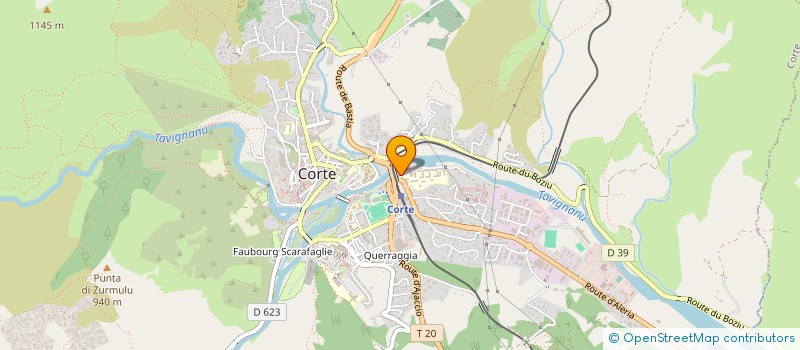 localisation de l'entreprise VENTURINI AUTOMOBILES à CORTE