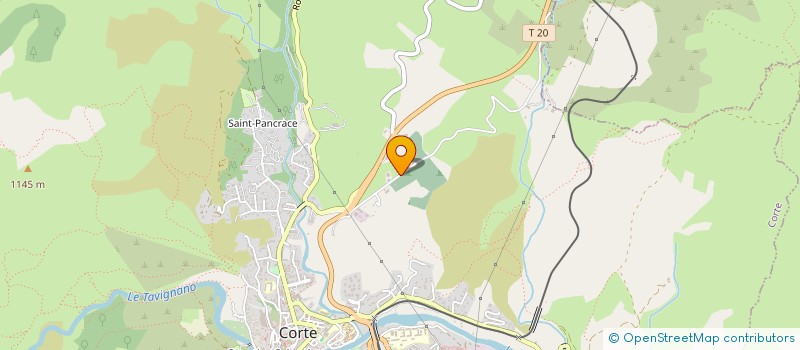 localisation de l'entreprise VENTURINI CONTROLE TECHNIQUE à CORTE