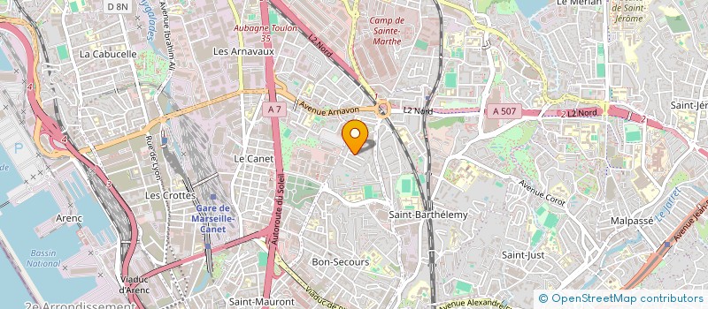 localisation de l'entreprise VENTURINO-GABELLE à MARSEILLE