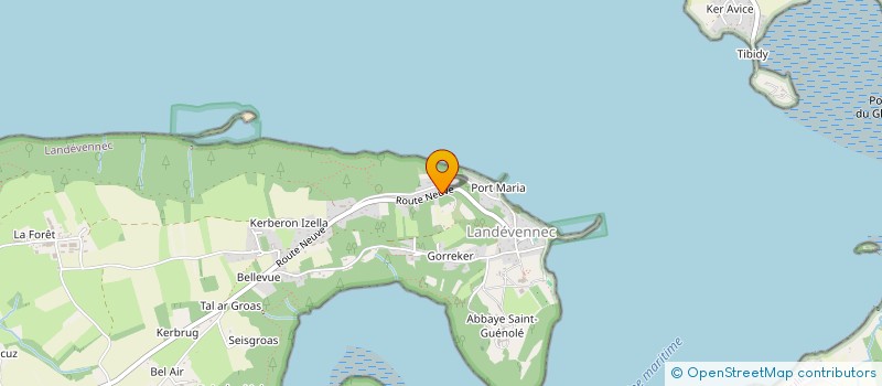 localisation de l'entreprise VENTURIX  LANDEVENNEC