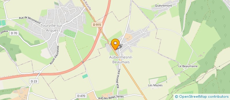 localisation de l'entreprise VENTURIZONE SOUFFLERIE  SAINT-AUBIN-SUR-SCIE