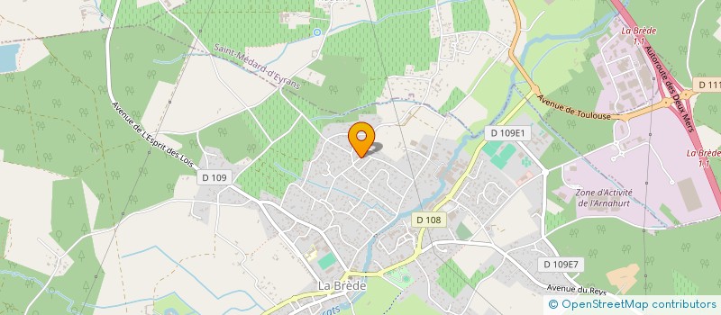 localisation de l'entreprise VENTUS  LA BREDE