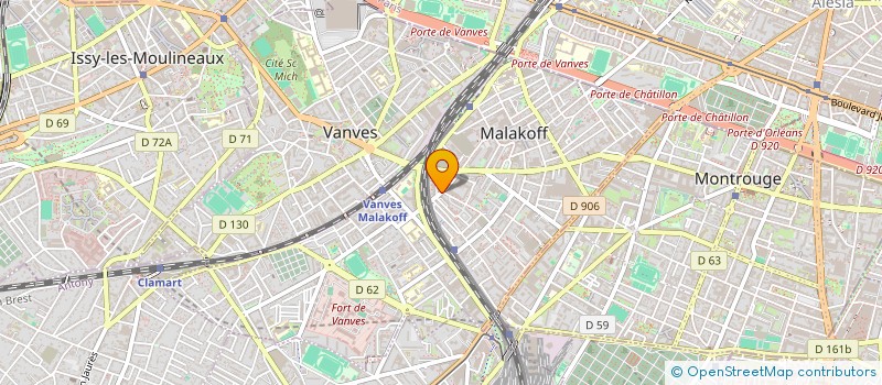 localisation de l'entreprise VENTY  MALAKOFF