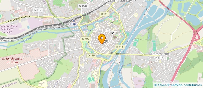 localisation de l'entreprise VENUKA à TOUL