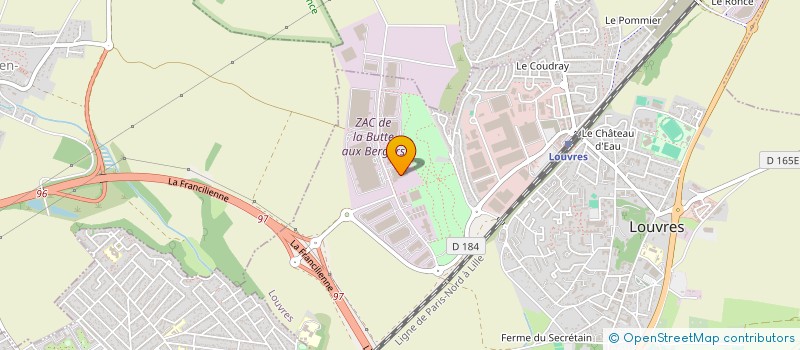 localisation de l'entreprise VENULOG  LOUVRES