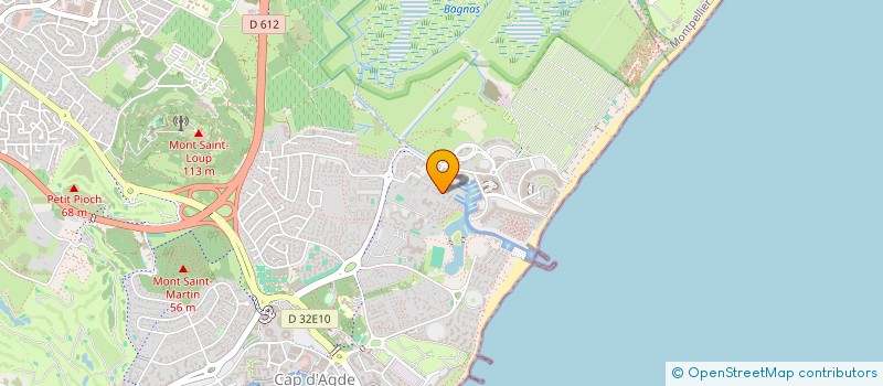 localisation de l'entreprise VENUS 322 à AGDE