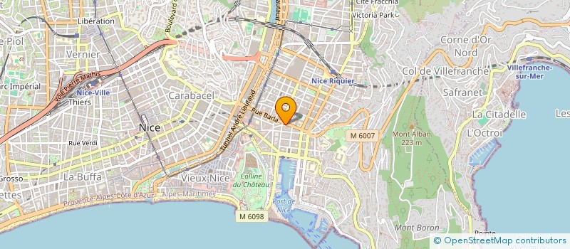 localisation de l'entreprise VENUS à NICE