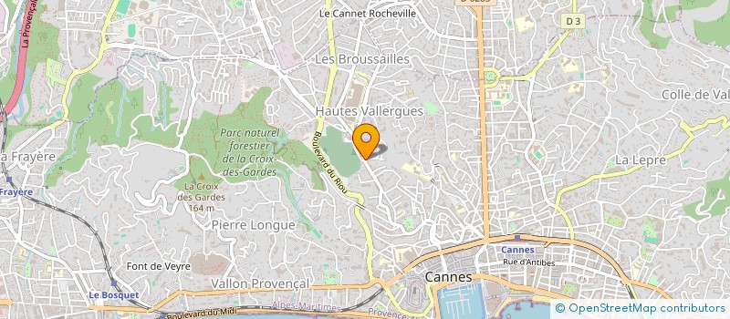 localisation de l'entreprise VENUS à CANNES