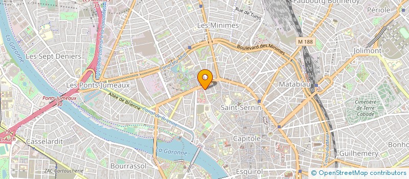 localisation de l'entreprise VENUS à TOULOUSE