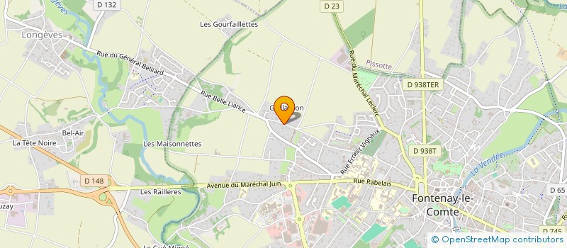 localisation de l'entreprise VENUS  FONTENAY-LE-COMTE