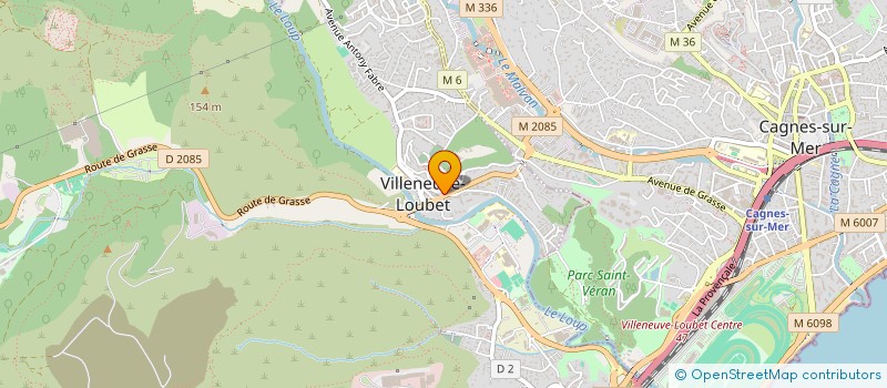 localisation de l'entreprise VENUS à VILLENEUVE-LOUBET