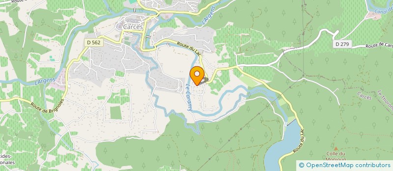 localisation de l'entreprise VENUS  CARCES