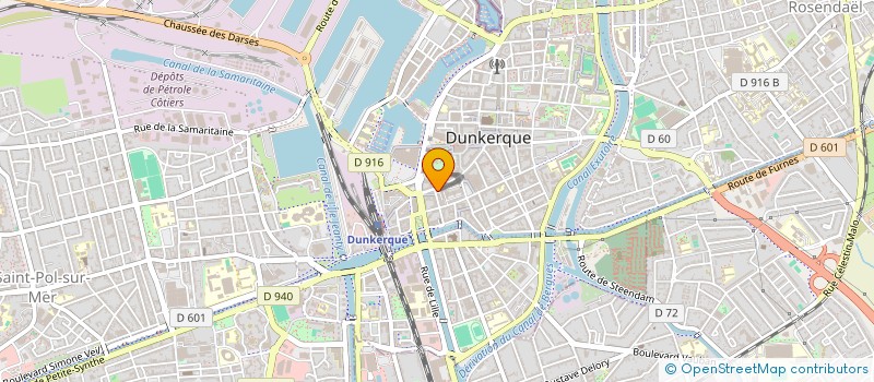 localisation de l'entreprise VENUS à DUNKERQUE