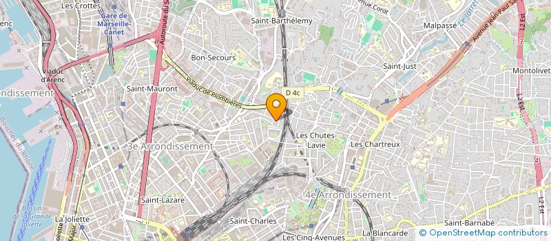 localisation de l'entreprise VENUS à MARSEILLE