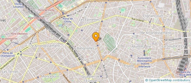 localisation de l'entreprise VENUS  PARIS