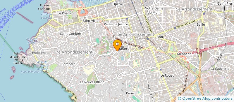 localisation de l'entreprise VENUS à MARSEILLE