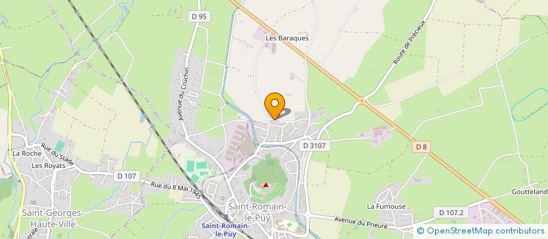 localisation de l'entreprise VENUS  SAINT-ROMAIN-LE-PUY