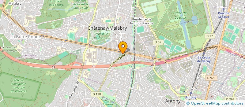 localisation de l'entreprise VENUS & APOLLON  CHATENAY-MALABRY