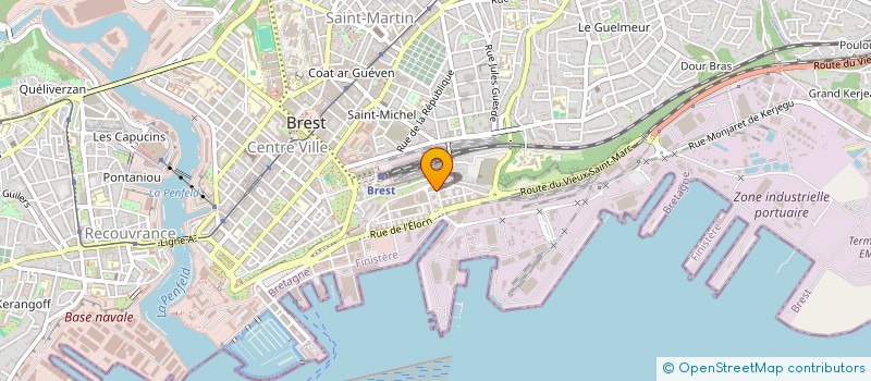 localisation de l'entreprise VENUS BEAUTE à BREST