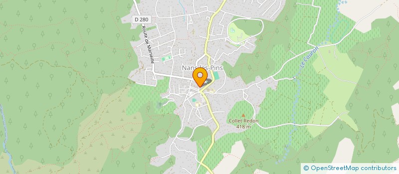 localisation de l'entreprise VENUS BEAUTE  NANS-LES-PINS