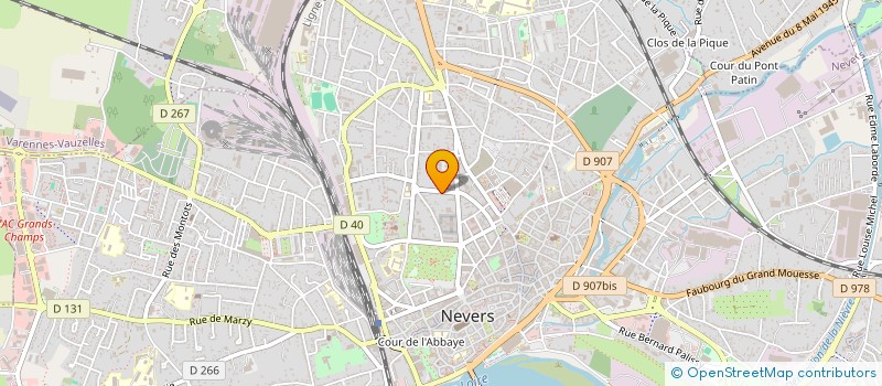 localisation de l'entreprise VENUS COMA PRODUCTION à NEVERS
