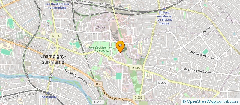 localisation de l'entreprise VENUS COMPAGNIE à CHAMPIGNY-SUR-MARNE