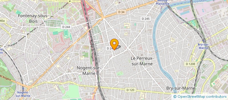 localisation de l'entreprise VENUS DIFFUSION à LE PERREUX-SUR-MARNE