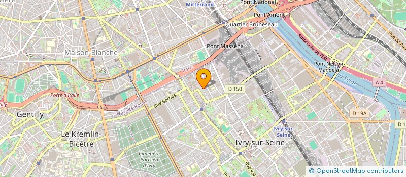 localisation de l'entreprise VENUS PARASITE  IVRY-SUR-SEINE