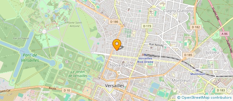 localisation de l'entreprise VENUS SECURITE à VERSAILLES