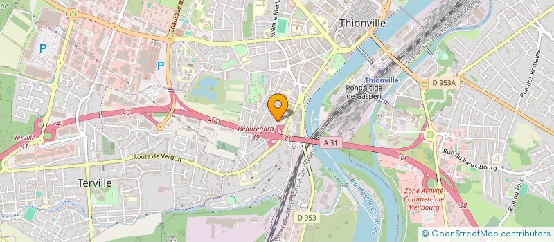 localisation de l'entreprise VENUS SMD  THIONVILLE