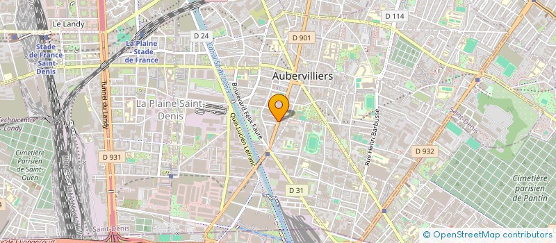 localisation de l'entreprise VENUS STAR  AUBERVILLIERS