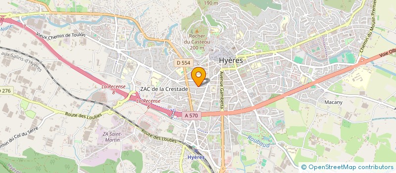 localisation de l'entreprise VENUS STORE  HYERES