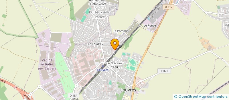 localisation de l'entreprise VENUSIS  LOUVRES