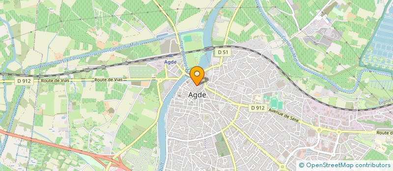 localisation de l'entreprise VENUSTE à AGDE