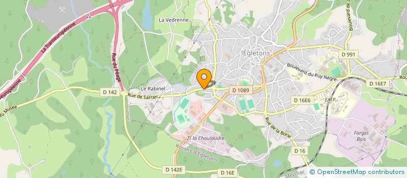 localisation de l'entreprise VEO CASTELNAUDARY à EGLETONS