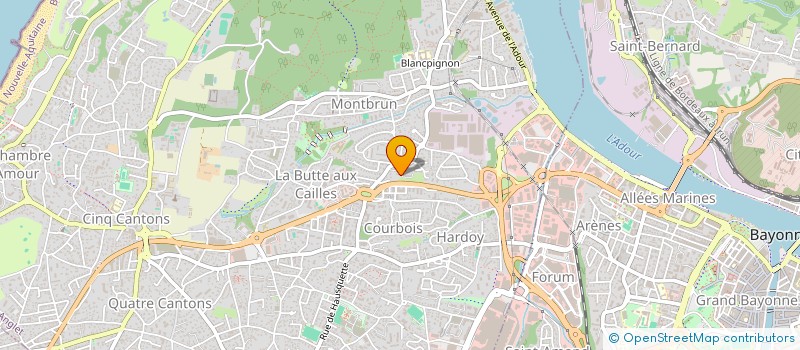 localisation de l'entreprise VEO DISTRIBUTION à ANGLET