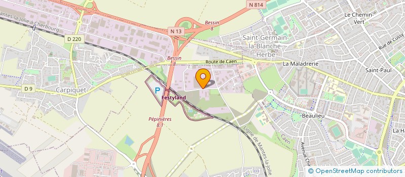 localisation de l'entreprise VEODIA à BRETTEVILLE-SUR-ODON