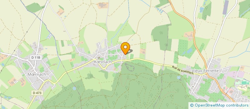 localisation de l'entreprise VEODIF à KŒSTLACH