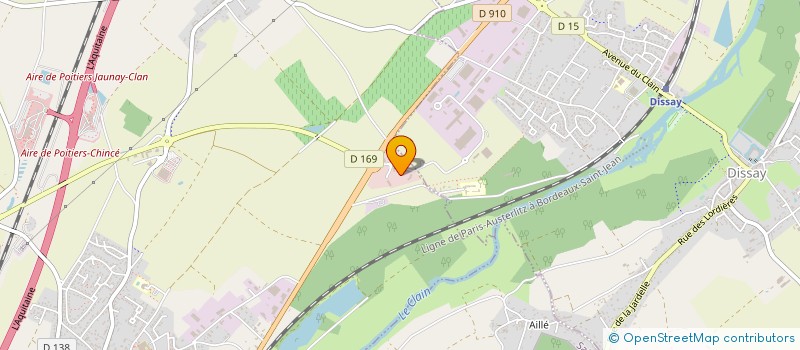 localisation de l'entreprise VEODIS  JAUNAY-MARIGNY