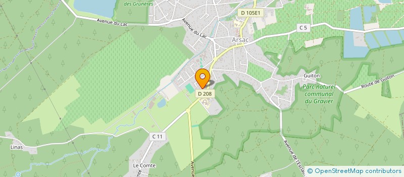 localisation de l'entreprise VEOL  ARSAC