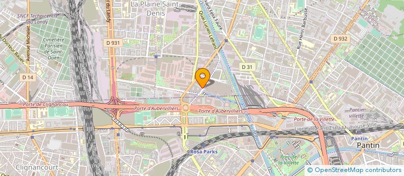 localisation de l'entreprise VEOLIA COURTAGE FRANCE  AUBERVILLIERS