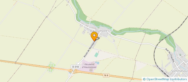 localisation de l'entreprise VEOLOG à BUSSY-LETTREE
