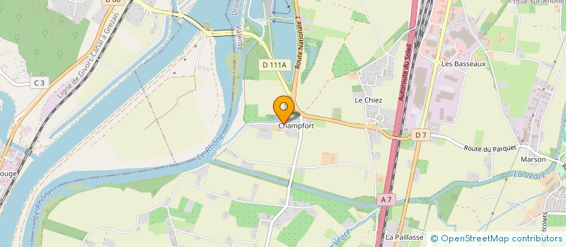 localisation de l'entreprise VEORIMMO  ETOILE-SUR-RHONE