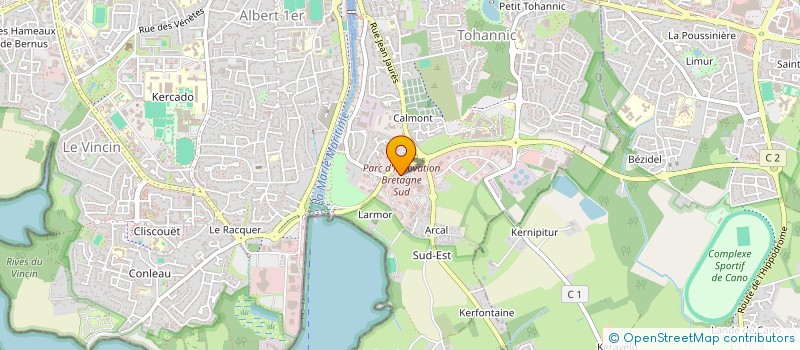 localisation de l'entreprise VEOTECH à VANNES