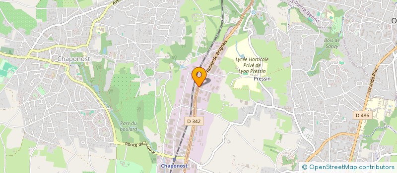 localisation de l'entreprise VEOTHERM  CHAPONOST