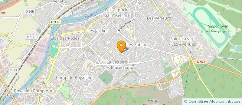 localisation de l'entreprise VEP ASSOCIATION à COMPIEGNE